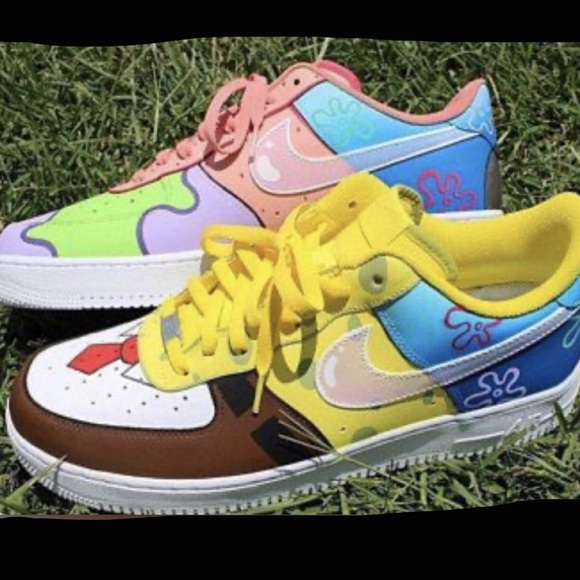 spongebob air force 1s